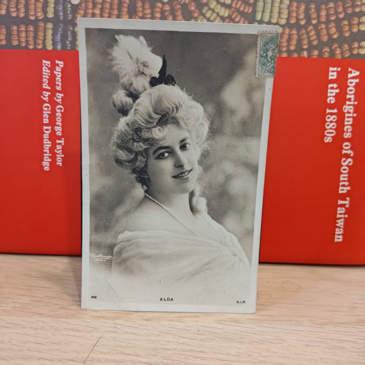 Frances Alda postcard 法蘭西絲．艾爾達明信片